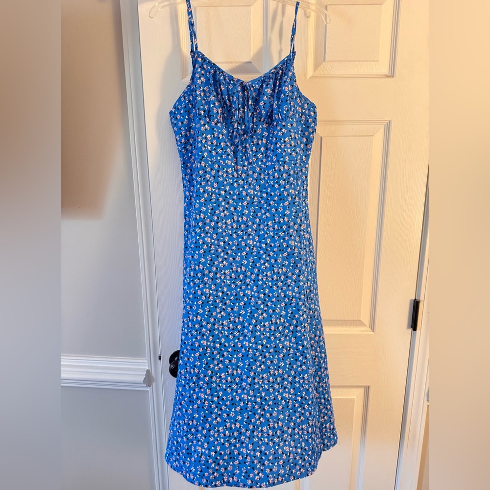 Blue Floral Maxi Dress